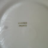 Set de 6 assiettes en porcelaine de Limoges pour "Café Gourmand"