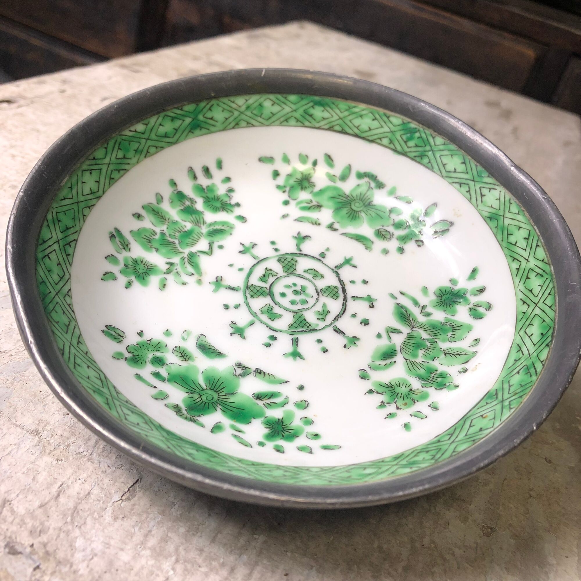 CRDO Hong Kong Tin and Porcelain Cup