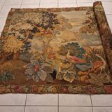 "Verdure Flamande" wool tapestry from the Robert Four factory