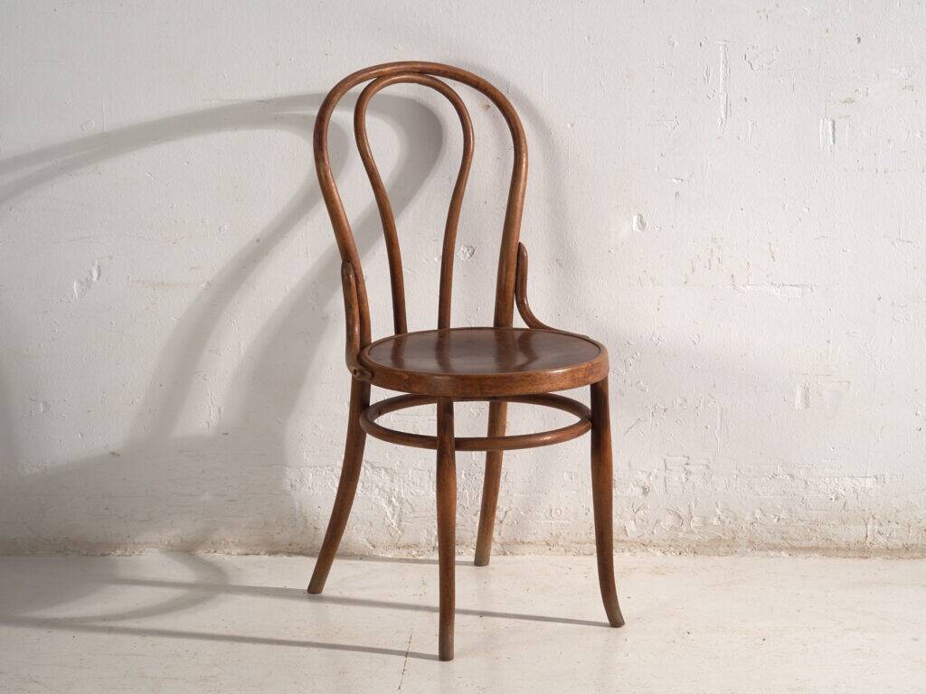 Antique bentwood Thonet chairs – Central Europe, circa 1930 #9 – Set of 2 pieces