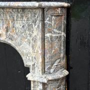 Regency fireplace in grey Ardennes marble, 18th century