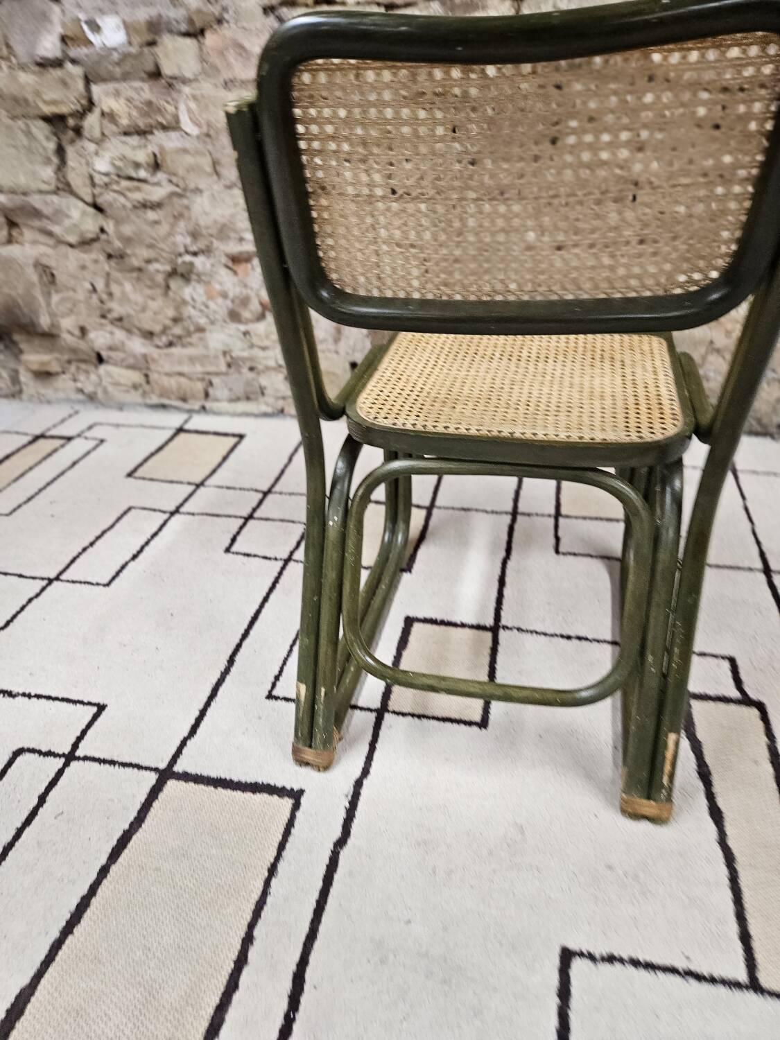 Chaise bambou canage style Breuer 1980"