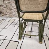 Breuer style bamboo cane chair 1980"