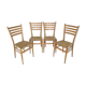 Set of 4 chairs 1950 made in italy