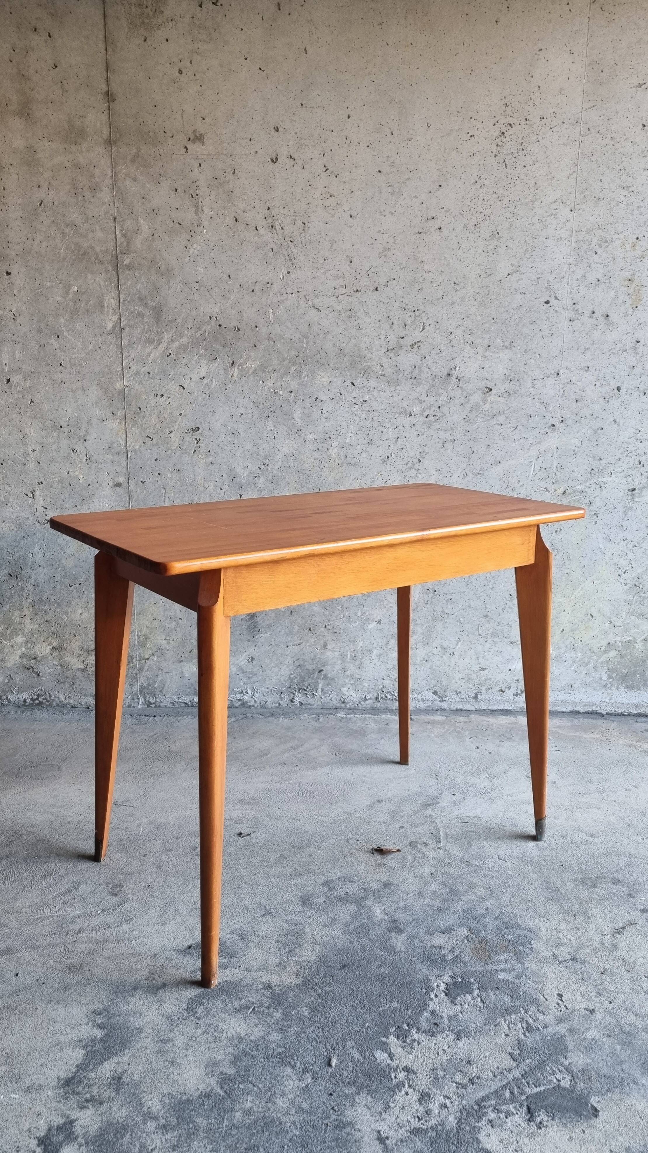 Vintage compass foot desk