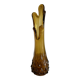 Vintage "Swung vase" in amber glass
