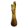 Vintage "Swung vase" in amber glass