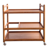 Service trolley and bar Johannes Andersen Silkeborg Denmark Teak