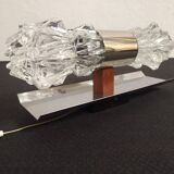 Space Age double glass wall lamp by Raak, Netherlands circa 1970