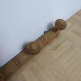 Bamboo-style wood patère