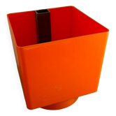 Cache pot vintage Grosfillex orange