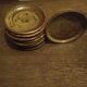 Vintage stoneware dessert plates