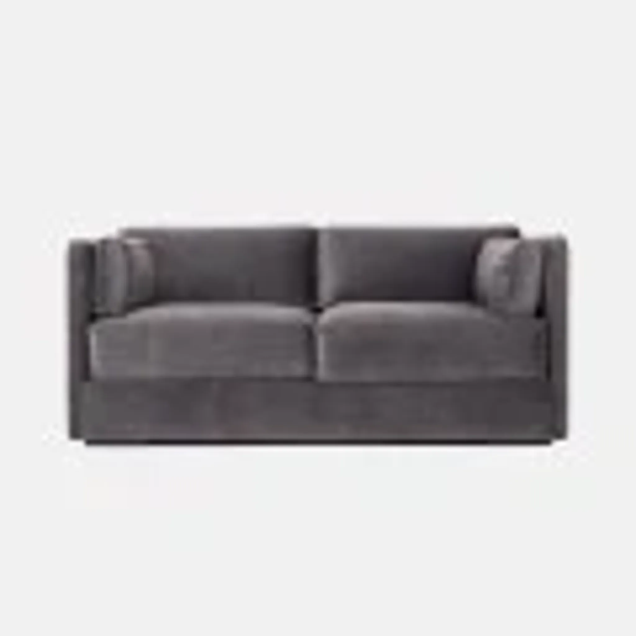 Sofa HAGA grey velour, Scandinavian design
