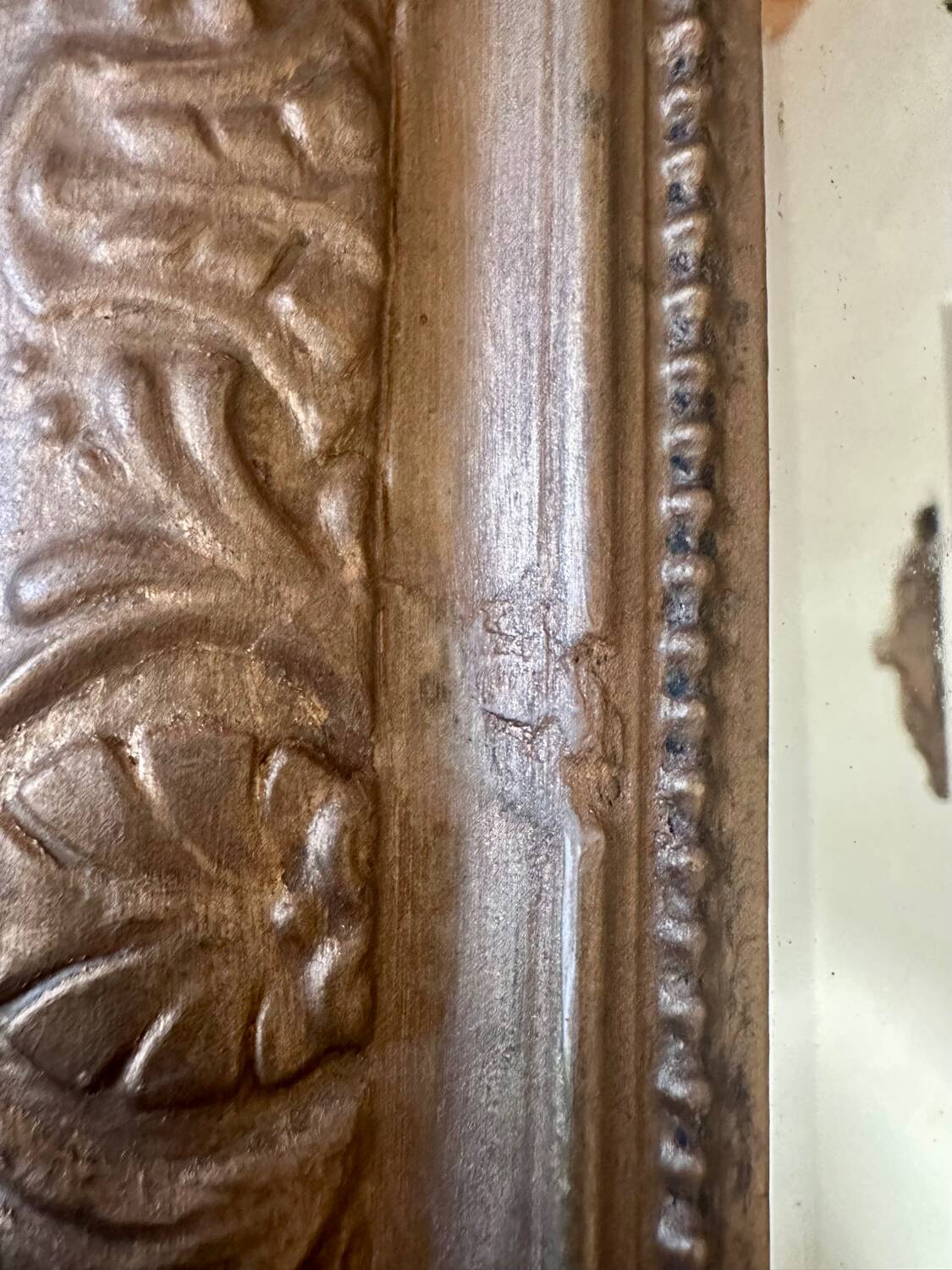 Large 19th century gilded mirror