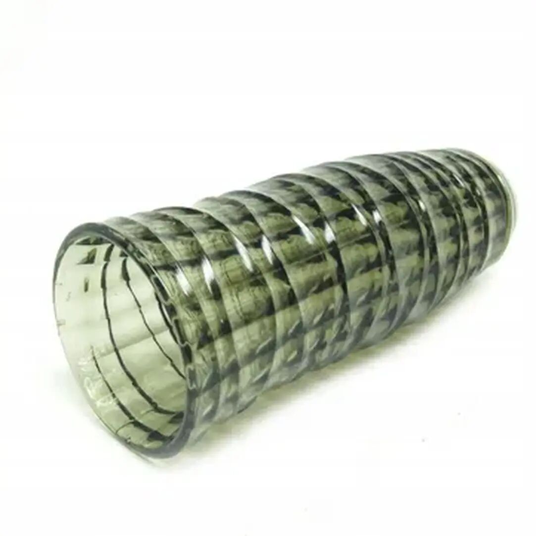 Baleron vase Modernism, transparent glass, HSG Ząbkowice, Poland, 1970s