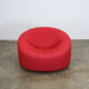 Red Pumpkin chair and ottoman by Pierre Paulin for Ligne Roset