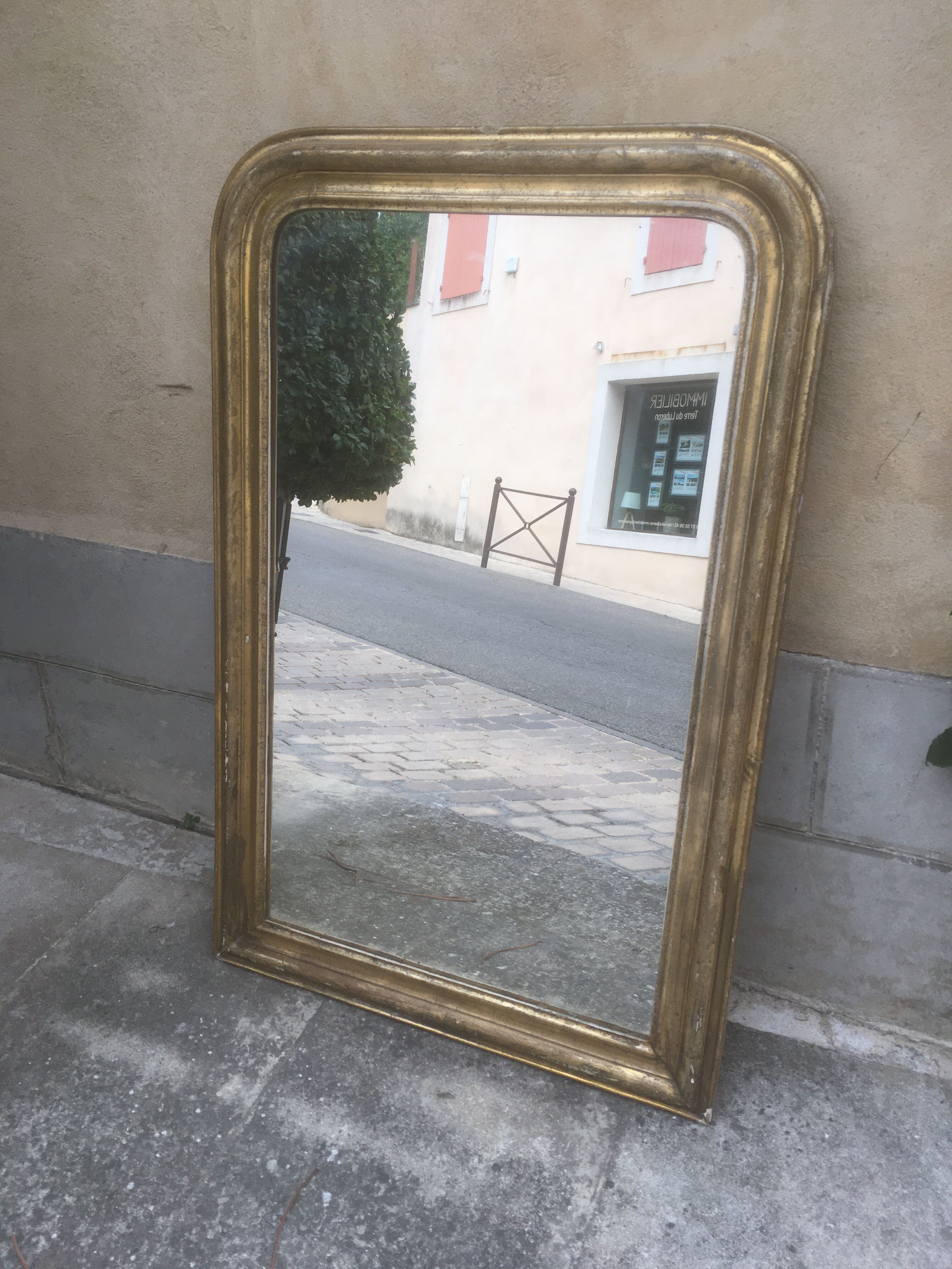 Miroir doré - 105x68cm
