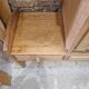 Vintage Brutalist Cabinet In Light Oak And Brass, Guillerme Et Chambron