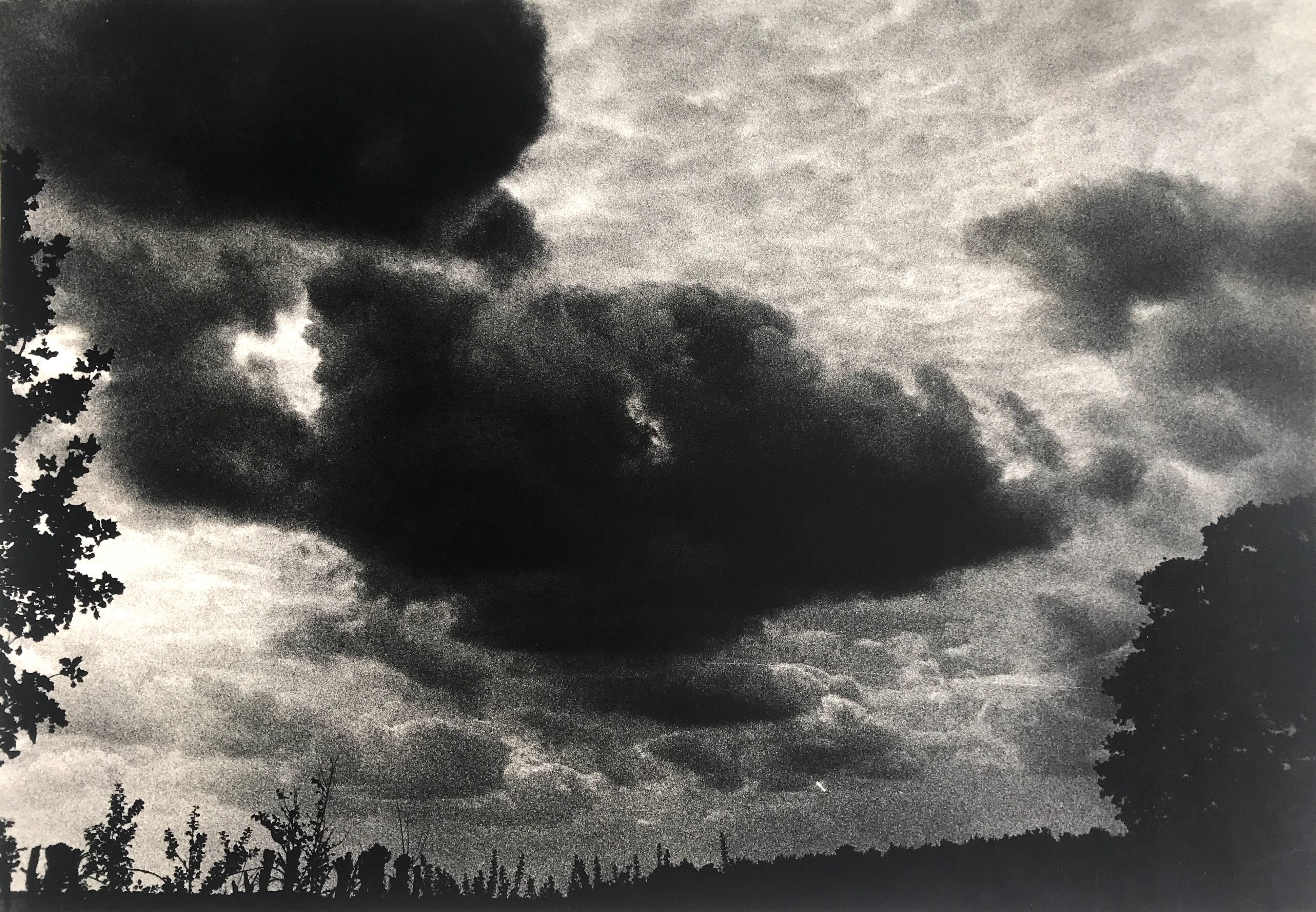 Rosine nusimovici, untitled (cloud i), c 1980. black and white silver print