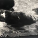 Rosine nusimovici, untitled (cloud i), c 1980. black and white silver print
