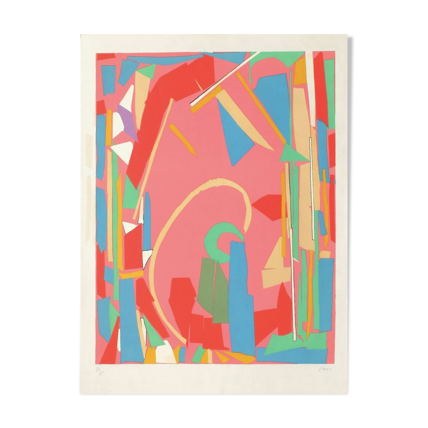André Lanskoy "Abstract Composition" 1965