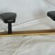 Pair of vintage metal coat racks