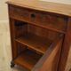 Burr wood cabinet, solid wood, Danish design, 1960s