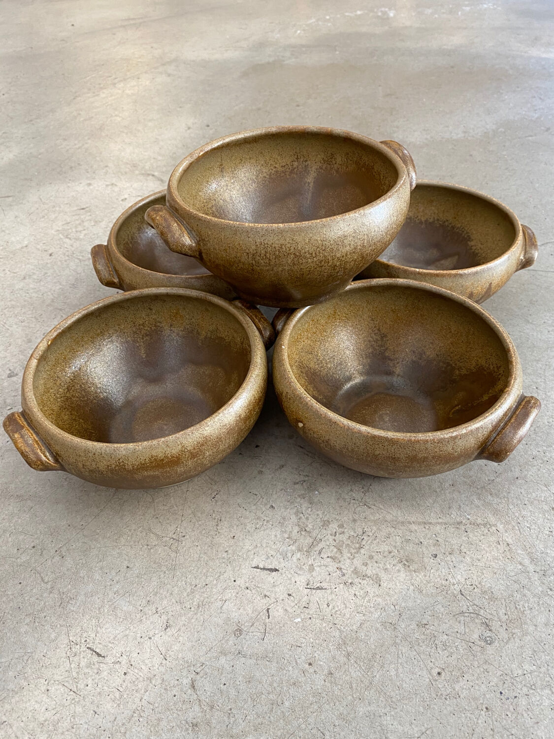 Digoin stoneware bowls