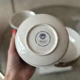 2 bowls and 1 salad bowl in "Acapulco" porcelain