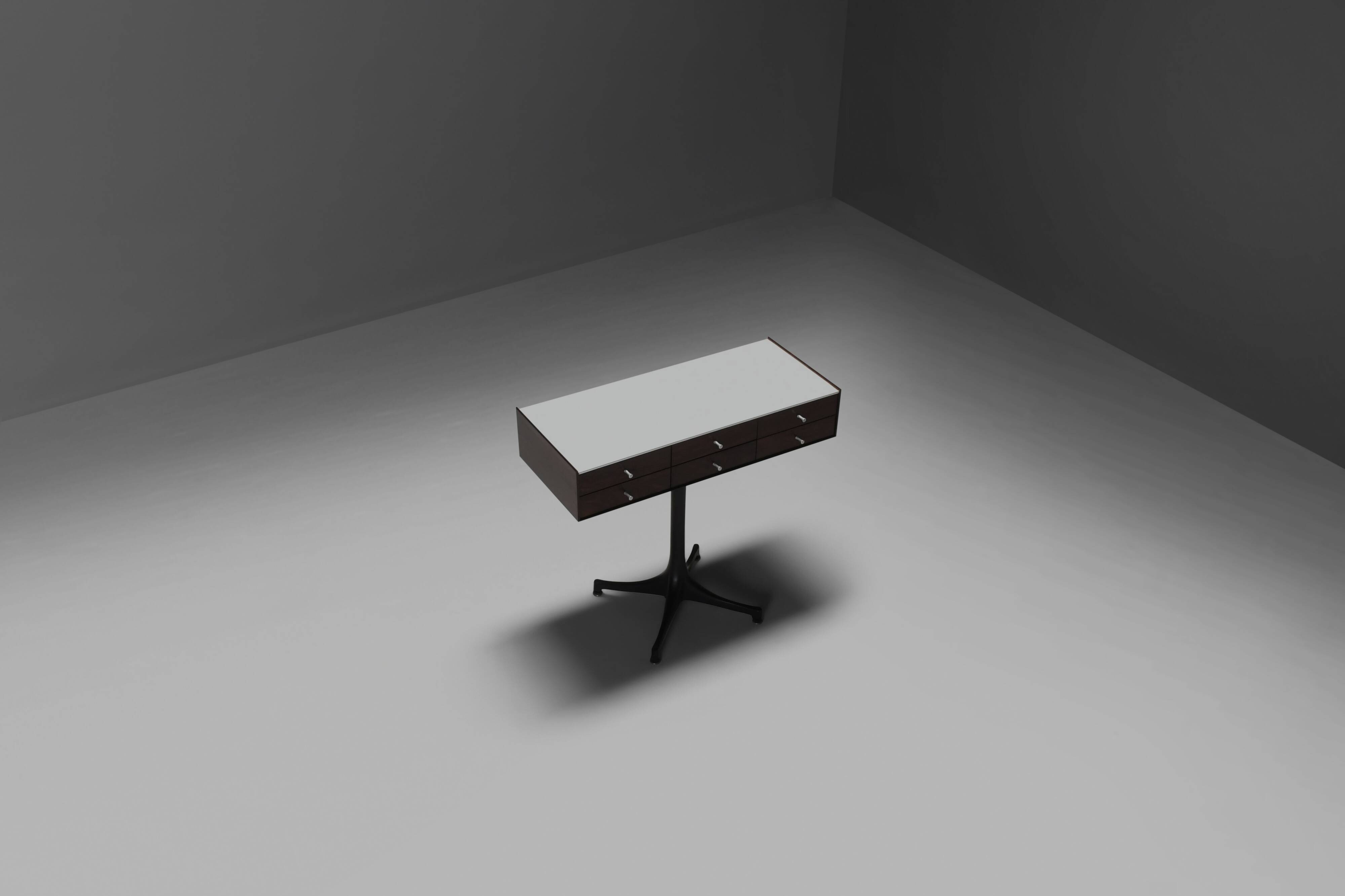 Miniature rosewood chest by George Nelson for Herman Miller, 1952