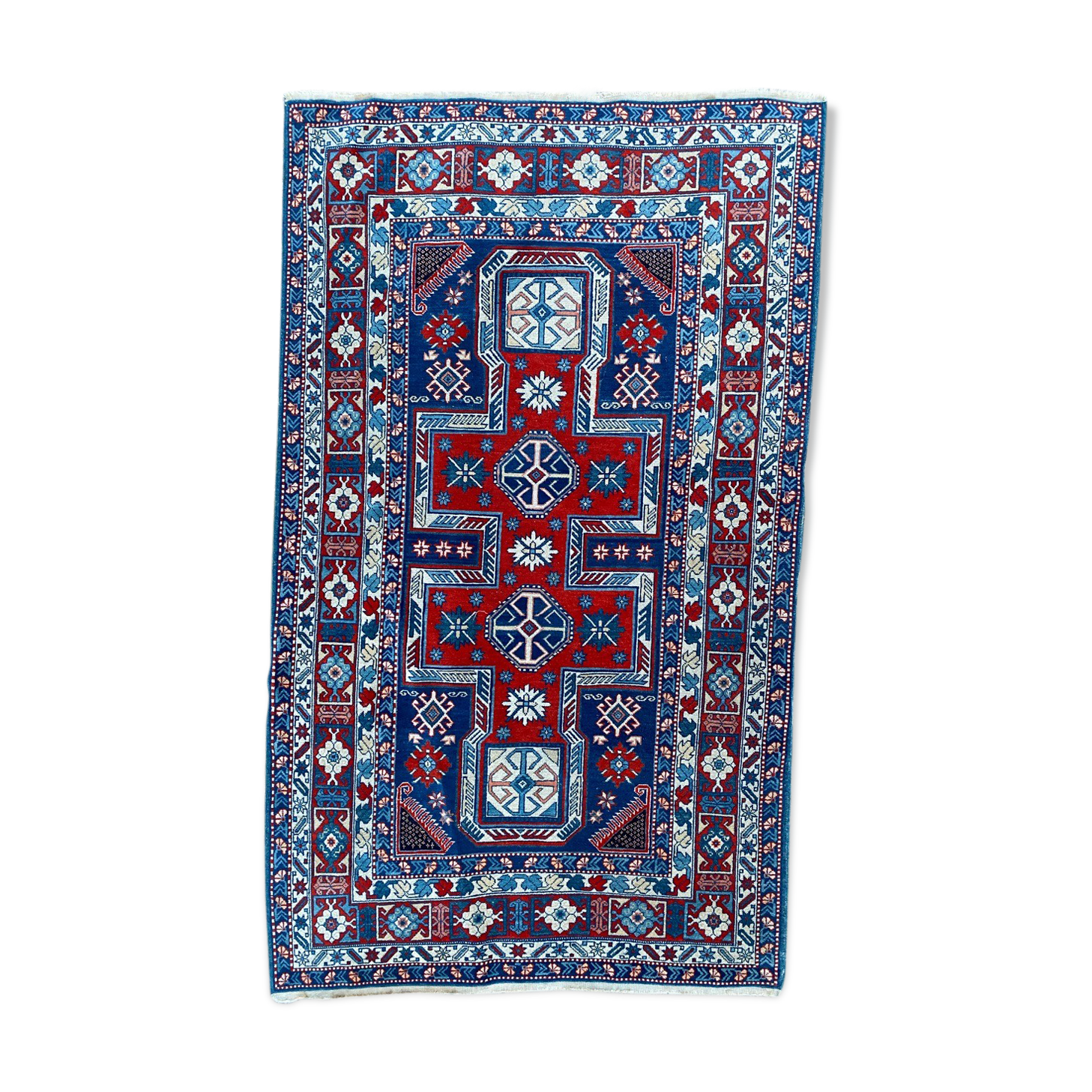 Vintage carpet of the chirwan Caucasus 115x195 cm