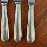 Set of 19th century Christofle silver plated knives