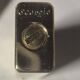 Vintage Scorpio gas lighter in its collector's case.