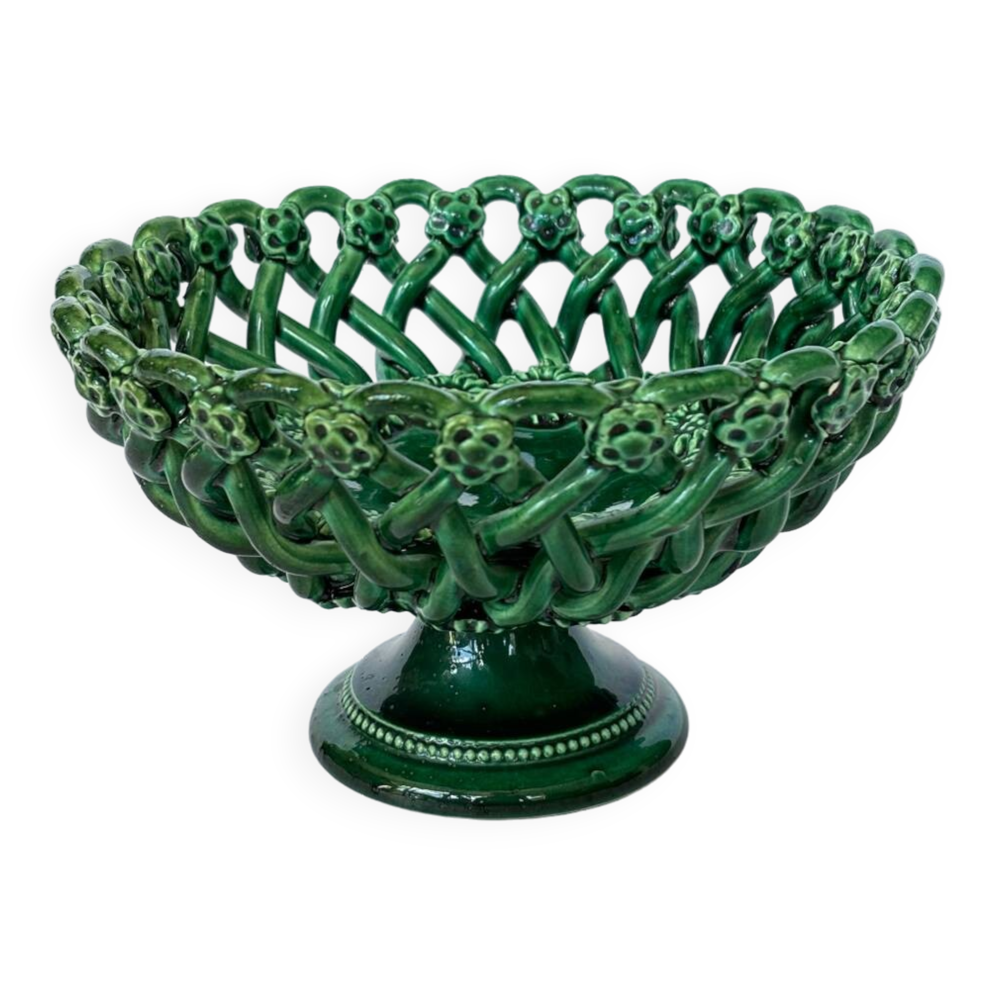 Pichon House woven ceramic basket