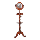 Mahogany Psyche barber mirror - Turned Wood 19th century