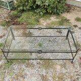 Wrought iron coffee table