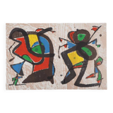 Joan miro: seduction, original engraving