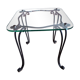 Table basse des années 50 en fer forgé