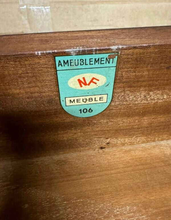 Table vintage extensible estampillée