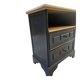 Reworked antique bedside table