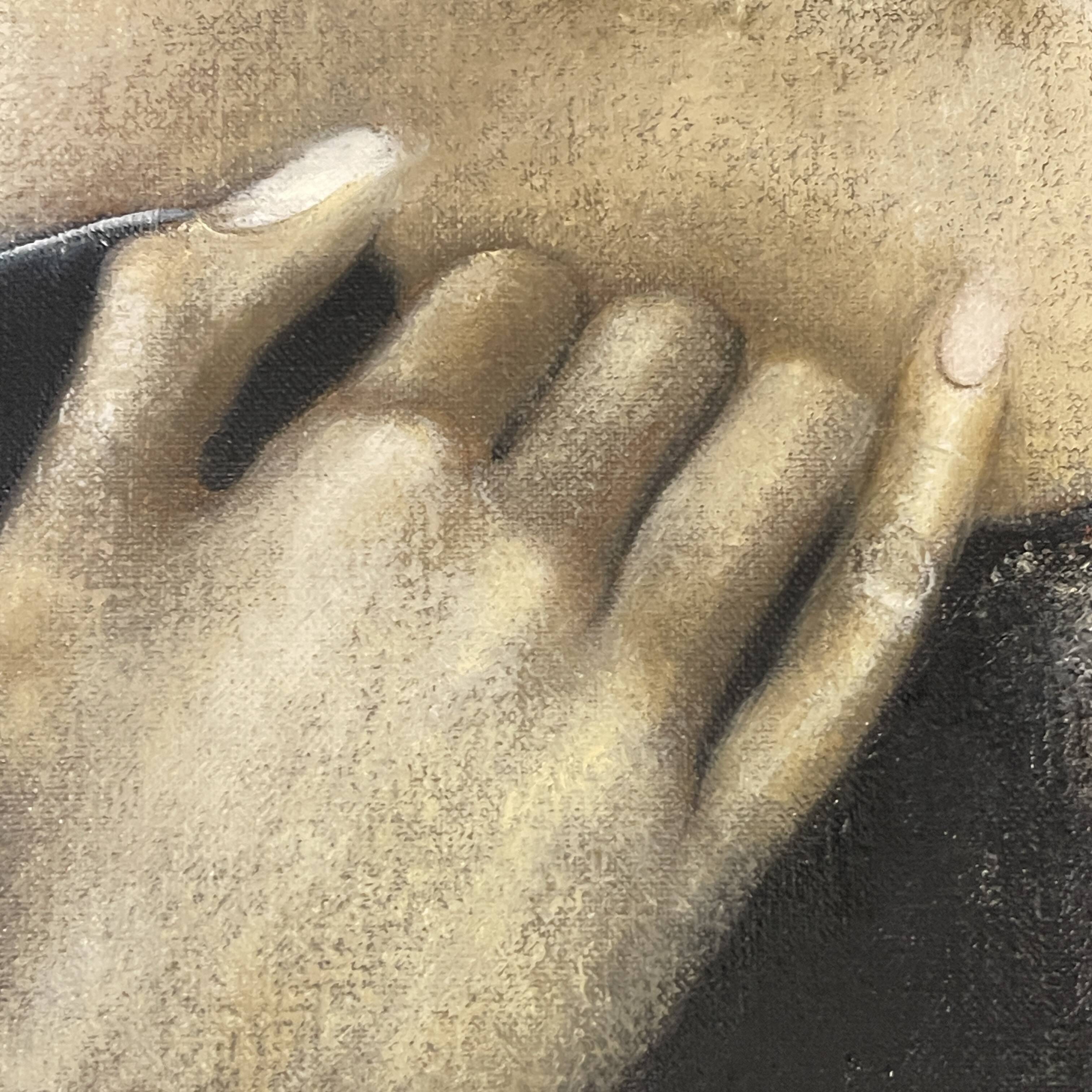 Realistic and fantastic painting, Michel Van de Velde 'Marine Metamorphosis' oil on canvas 1993