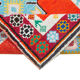 Handmade unique oriental orange runner rug 82 cm x 375 cm