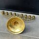 9-branch candlestick (Hanoukia) in brass.