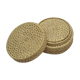 Set of 6 wicker coasters with their storage box