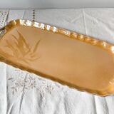 Vintage Czecho-Slovakia Victoria China Iridescent Peach Lustre Tea Set 1950s