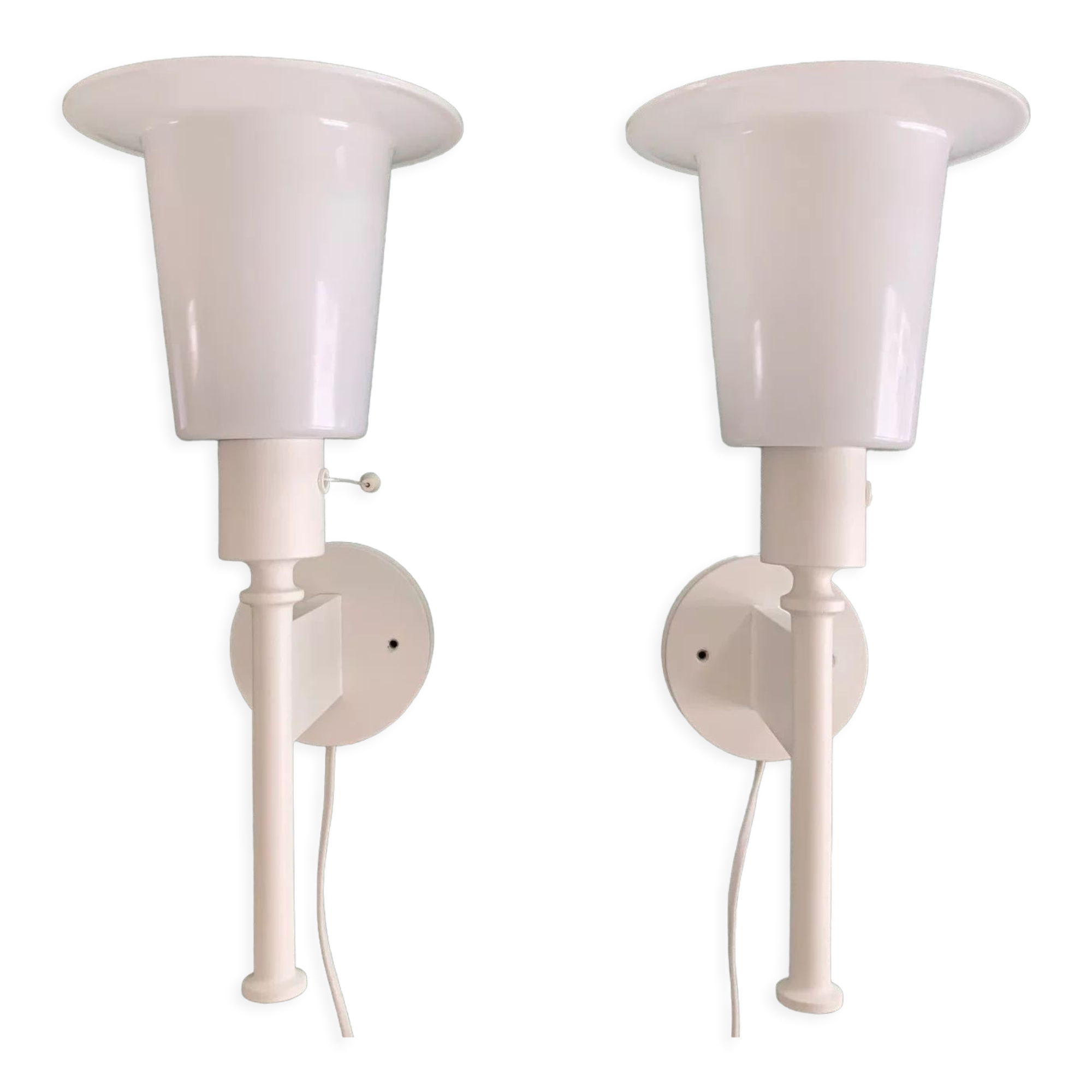 Pair of wall lamps by Uno and Östen Kristiansson for Luxus Sweden