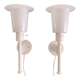 Pair of wall lamps by Uno and Östen Kristiansson for Luxus Sweden