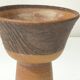 Vintage Scandinavian stoneware chalice cup, Höganäs style, 1960s.