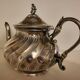 Silver-plated metal teapot signed "Boulenger"