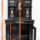 Ceremonial showcase in blackened pearwood, Napoleon III period - 1850